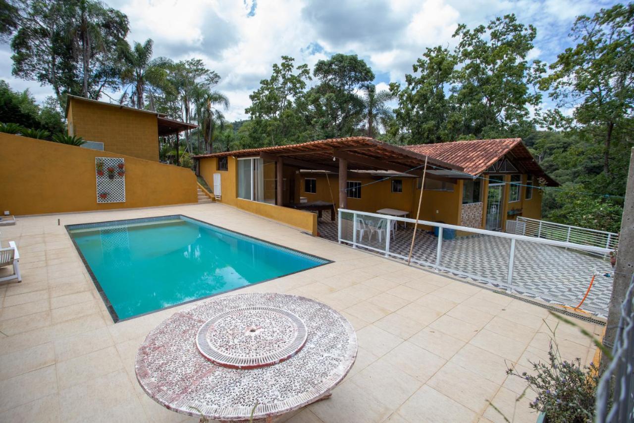 Chacara C Piscina Churrasqueira E Wi-Fi Em Ibiúna Exteriér fotografie
