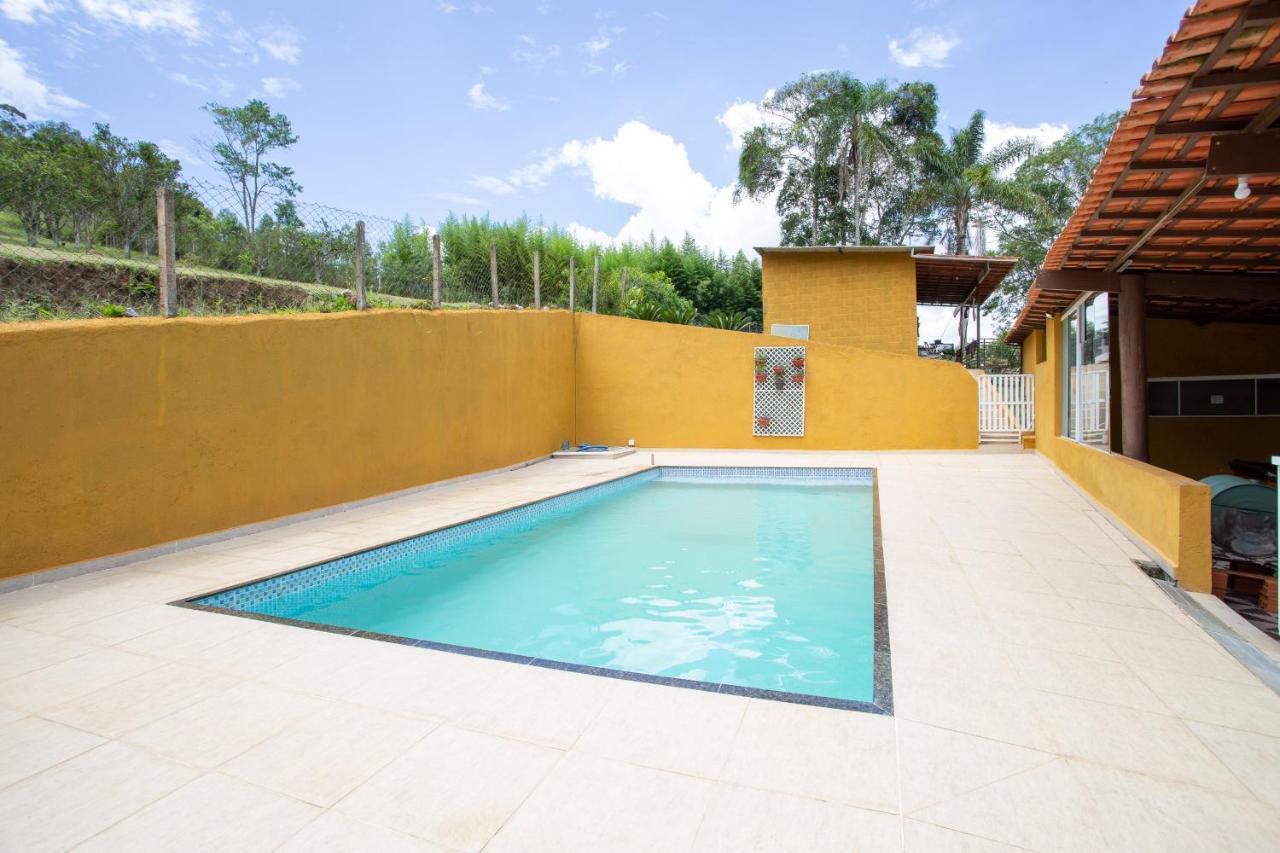 Chacara C Piscina Churrasqueira E Wi-Fi Em Ibiúna Exteriér fotografie